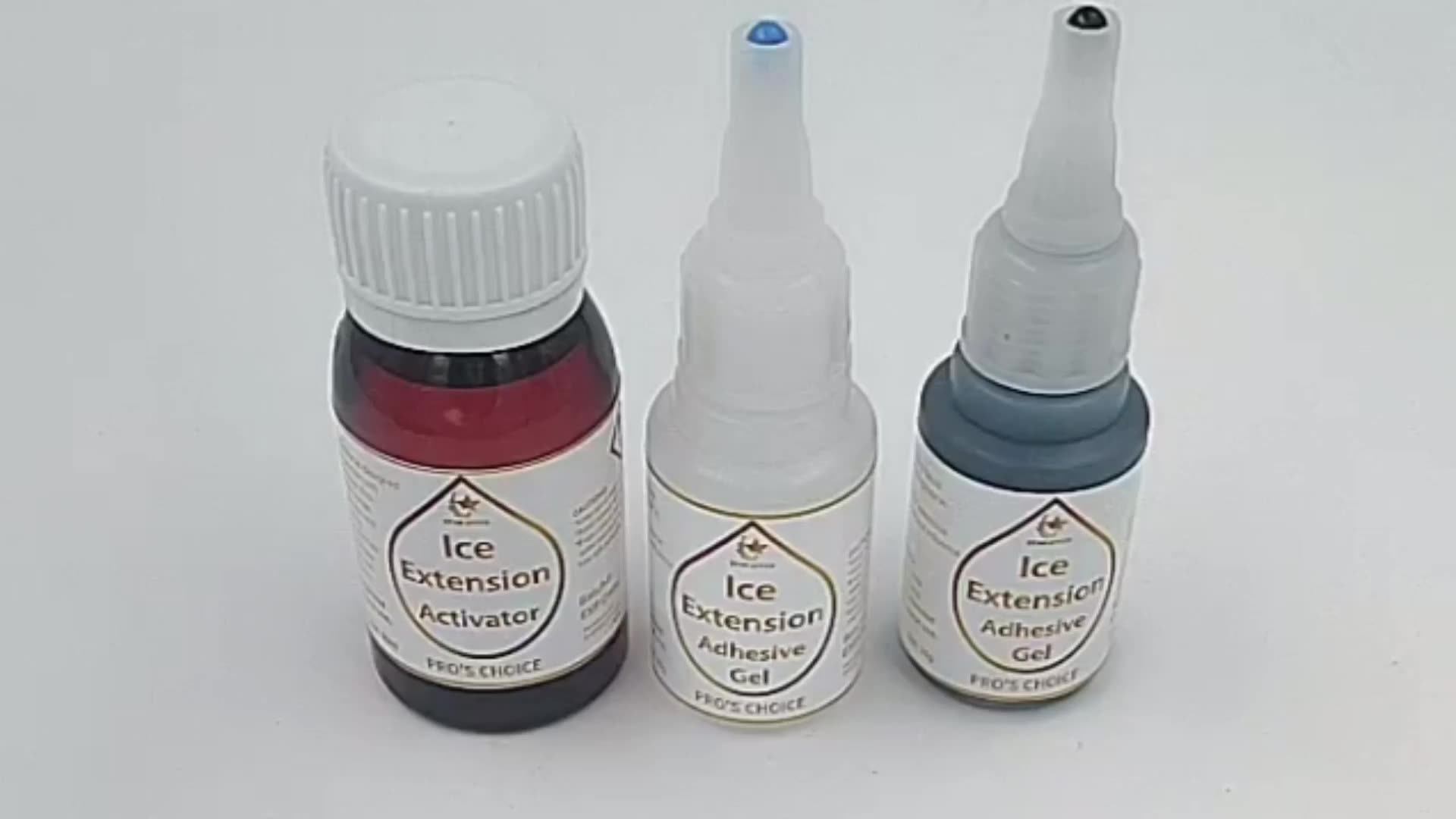 Ice Hair Extension Adhesive Gel With Activator,Cold Build Hair