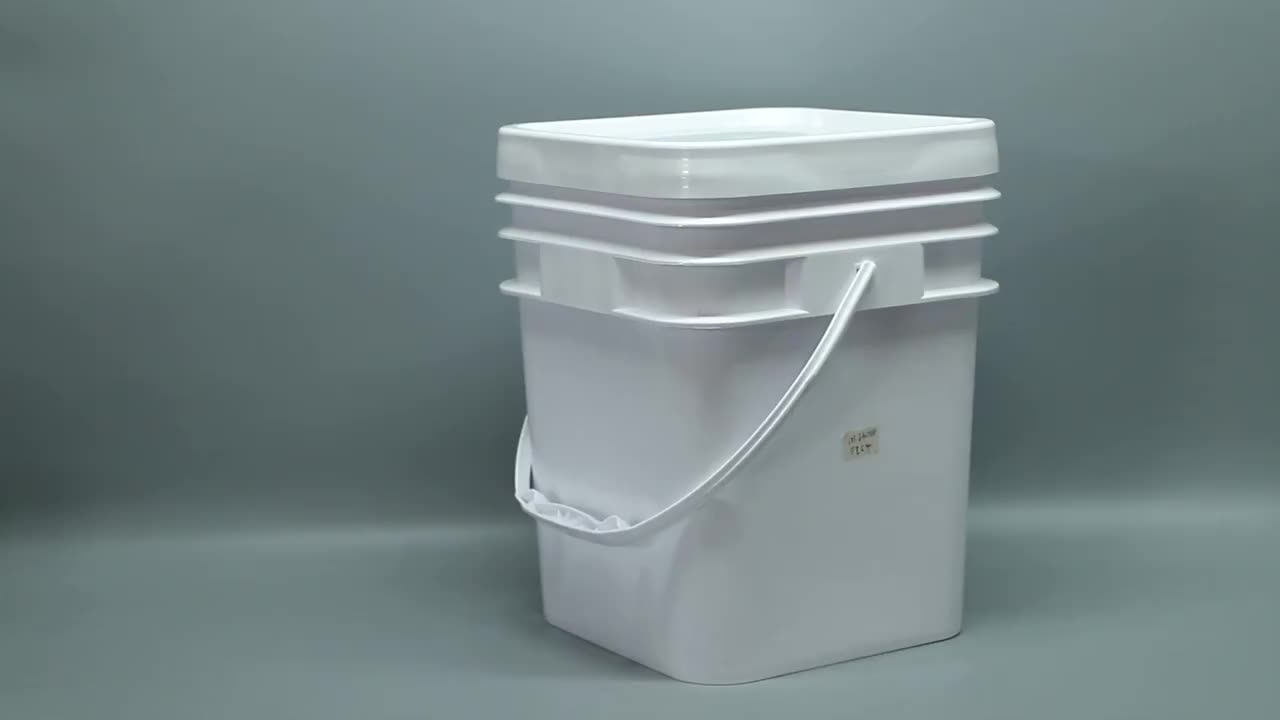 Pp Square 2 Gallon Bucket With White Snapon Lid Buy Pp Square 2