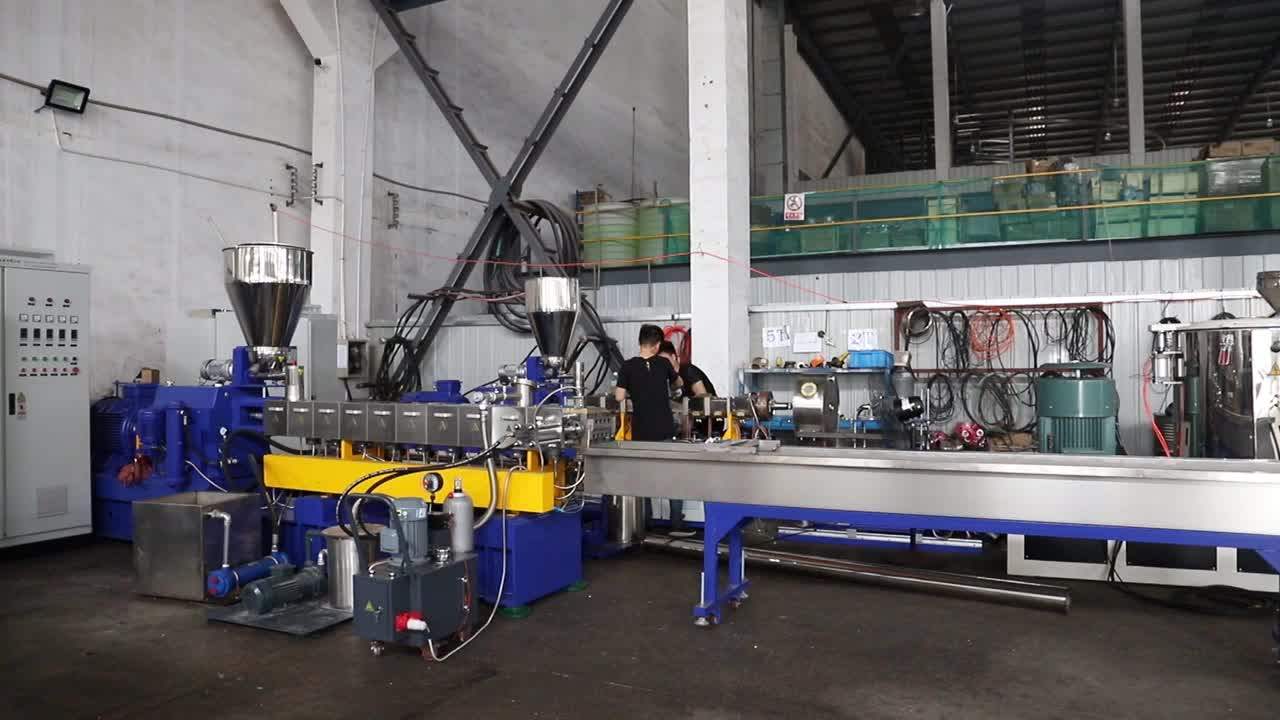Plastic Pet Fiber Production Machinery Pet Fiber Extruder Granulator