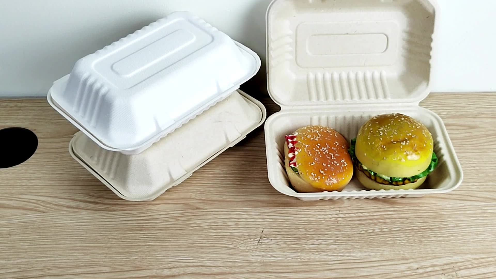 Compostable To Go Containers Food Disposable Eco Friendly Takeaway Food