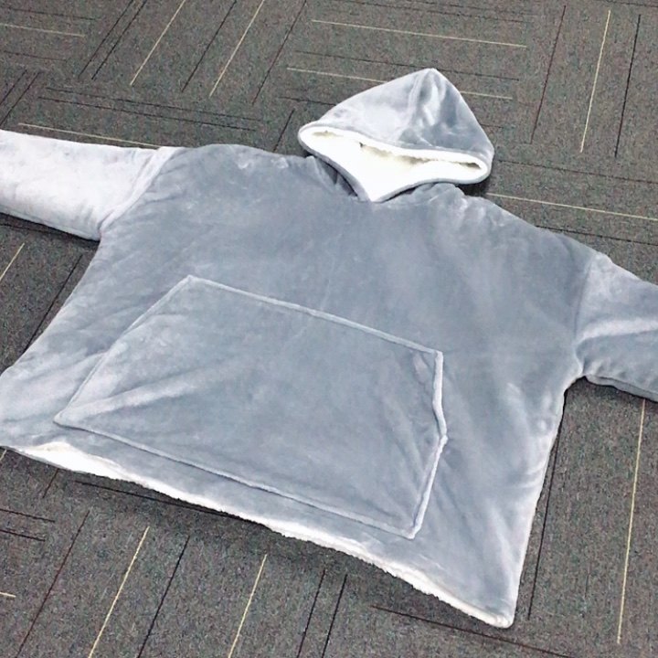 Luxury 4 In 1 Travel Blanket Soft Sherpa Blanket & Fleece Airplane