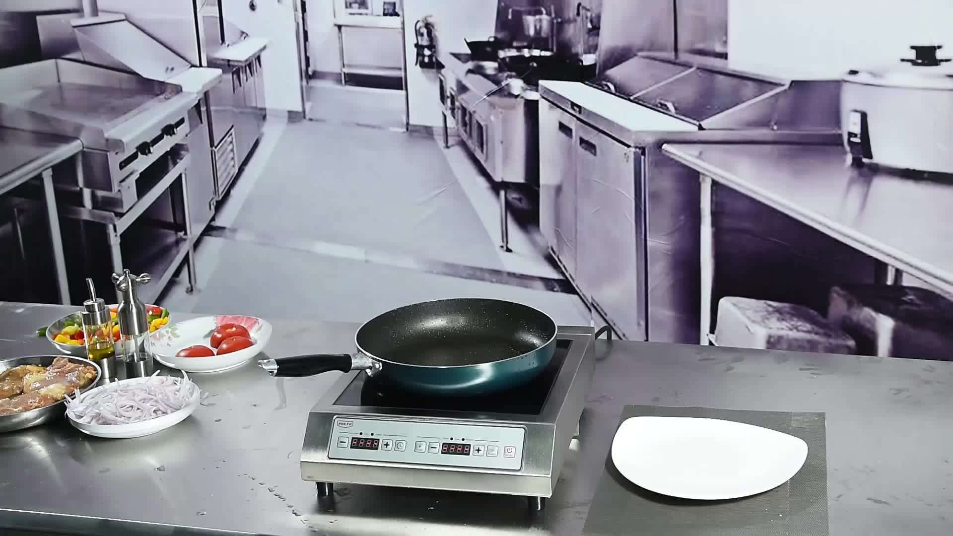 Restaurant Kitchen Induction Cooker With Multi Function,Double Twin