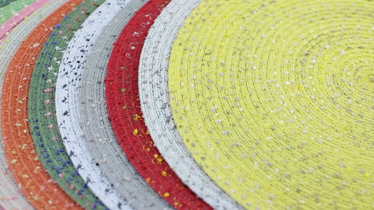 Wholesale High Quality Custom Round Placemats Woven Pvc Table Placemats