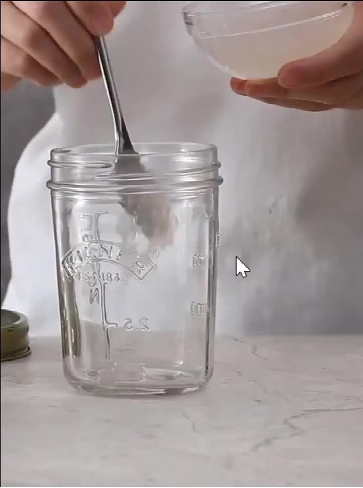 Aeofa Screw Lid Glass Mason Jar With Tin Iron Lid Egg Oval Shape Glass Storage Jar With Lid