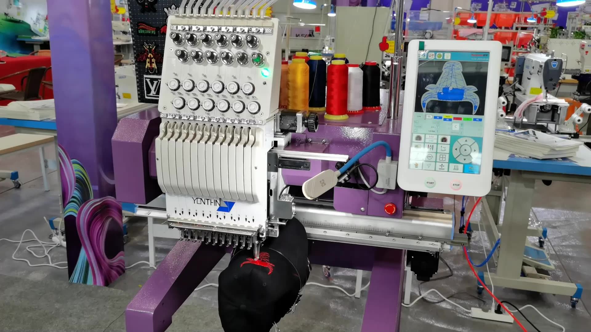 Yonthin High Speed Digital Latest Embroidery Machines For Sale