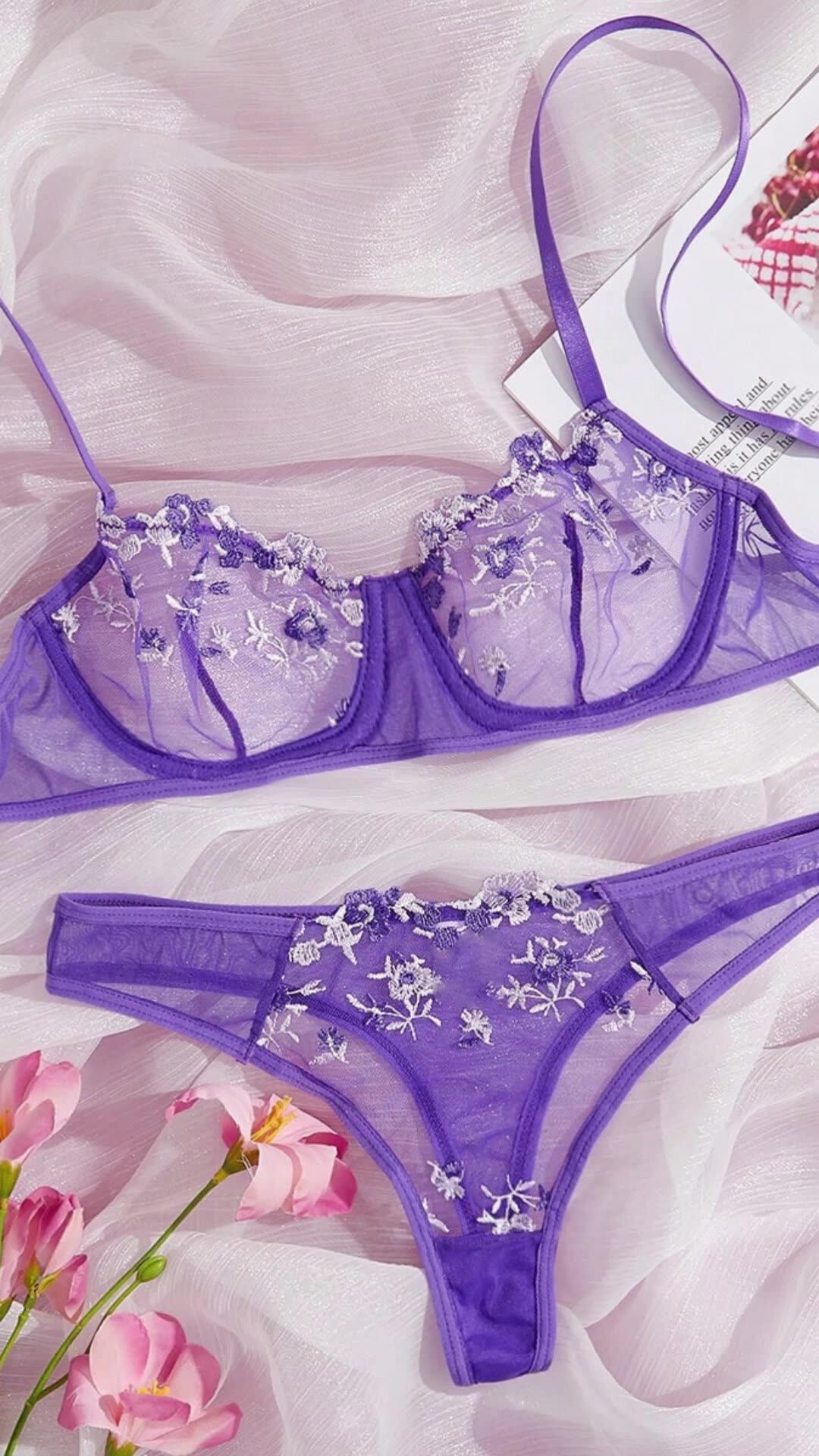 Women Sexy Breast Wrap Lingerie Set Plus Size 4xl Ladies See Through