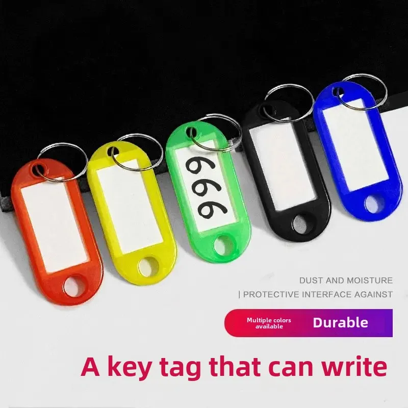 Plastic luggage keychain for keys for hotel
