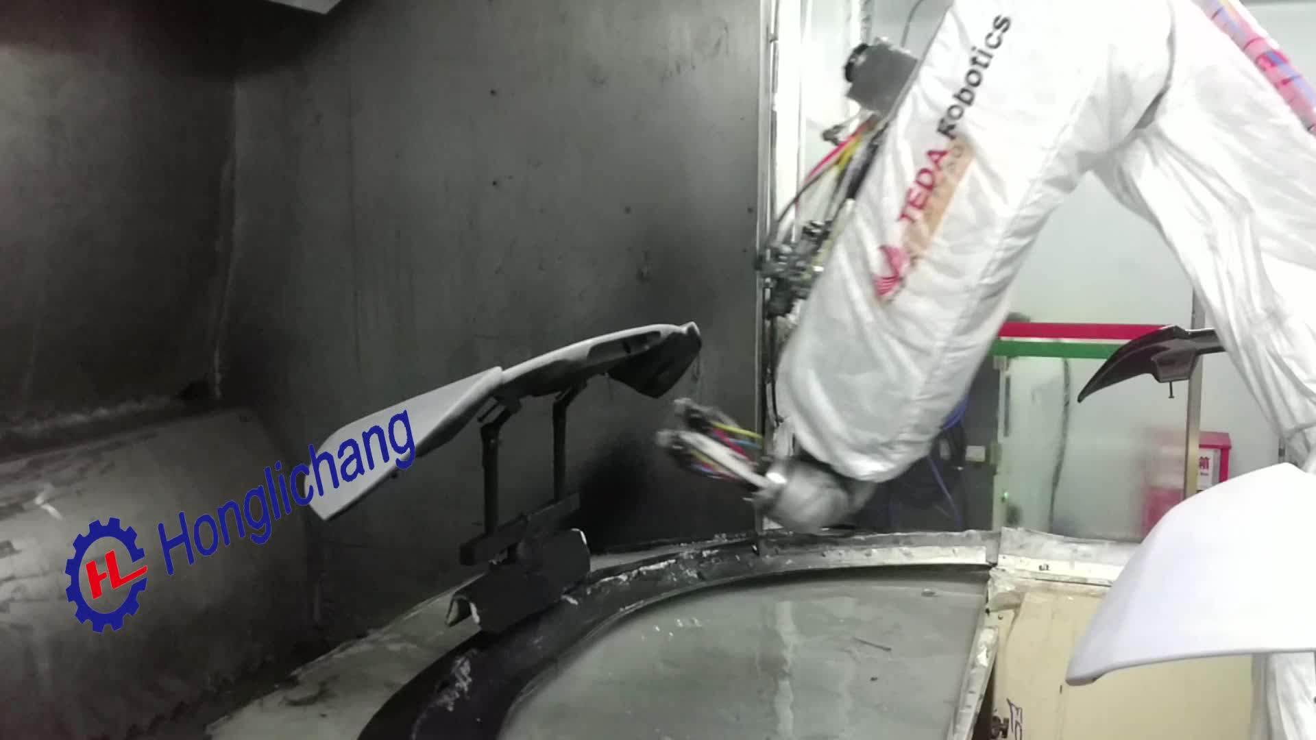 Robot Automatic Spray Painting Machine With Painting Booth For Car
