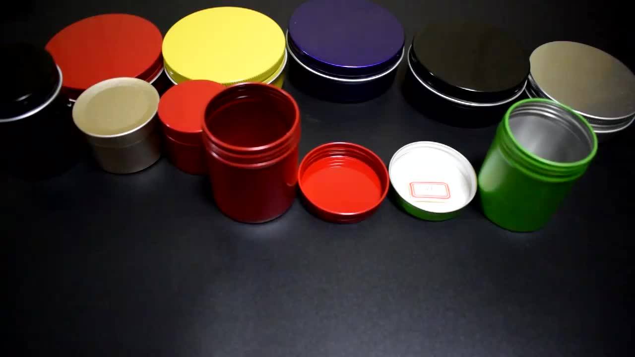 Custom Printed Container 2oz 4oz Sublimation Blank Fat Metal Tin Box