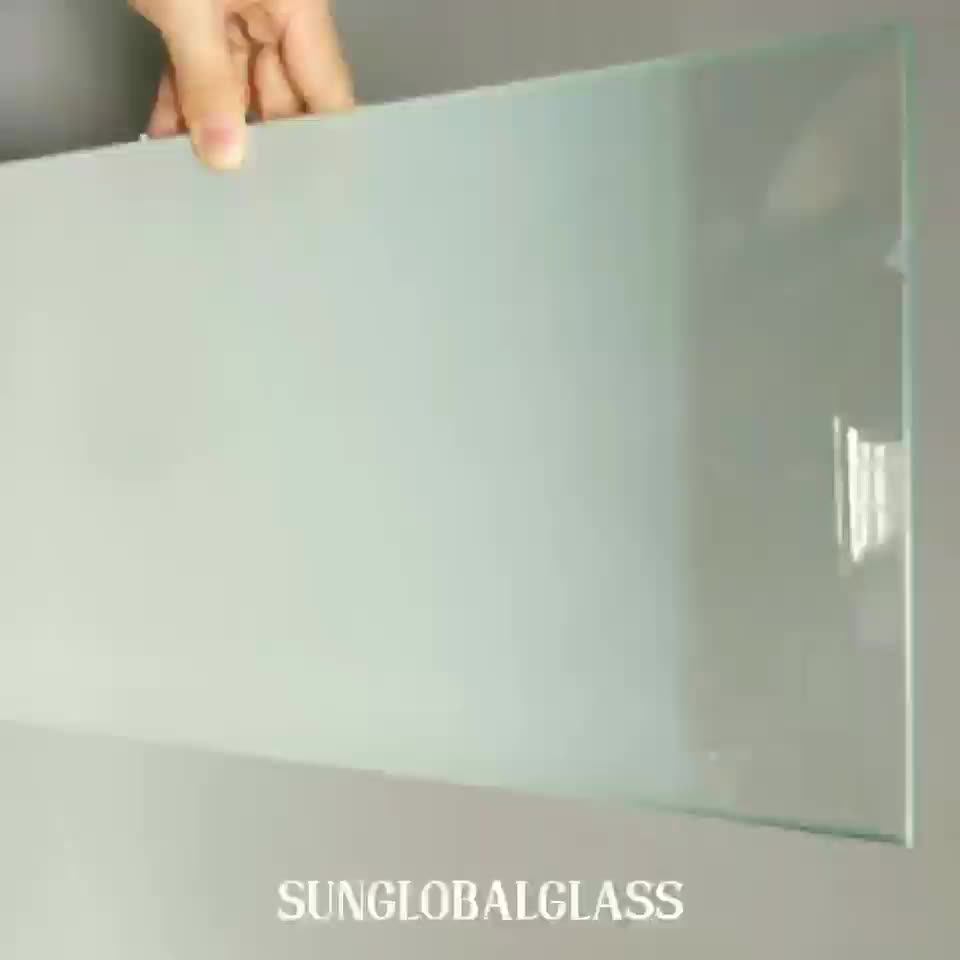 Glass Factory Custom Decorative Tempered Frosted Glass Fence Panels