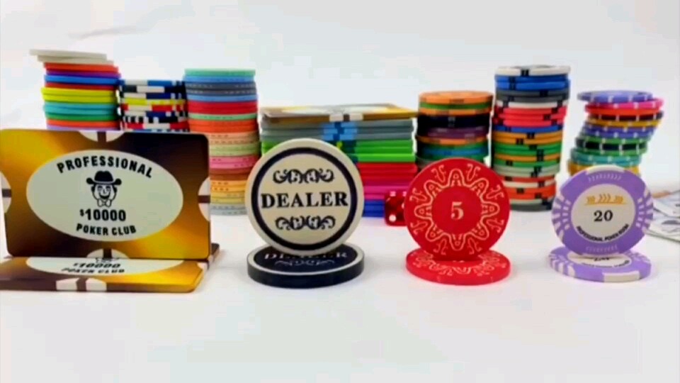 Factory Directly Supply Custom Plaque Casino Poker Chip 39g Rectangle