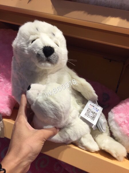 Zhuhai Changlong Souvenir Paparazzi Marine Kingdom Emulation Mother-son Sea Lion Plush Toy