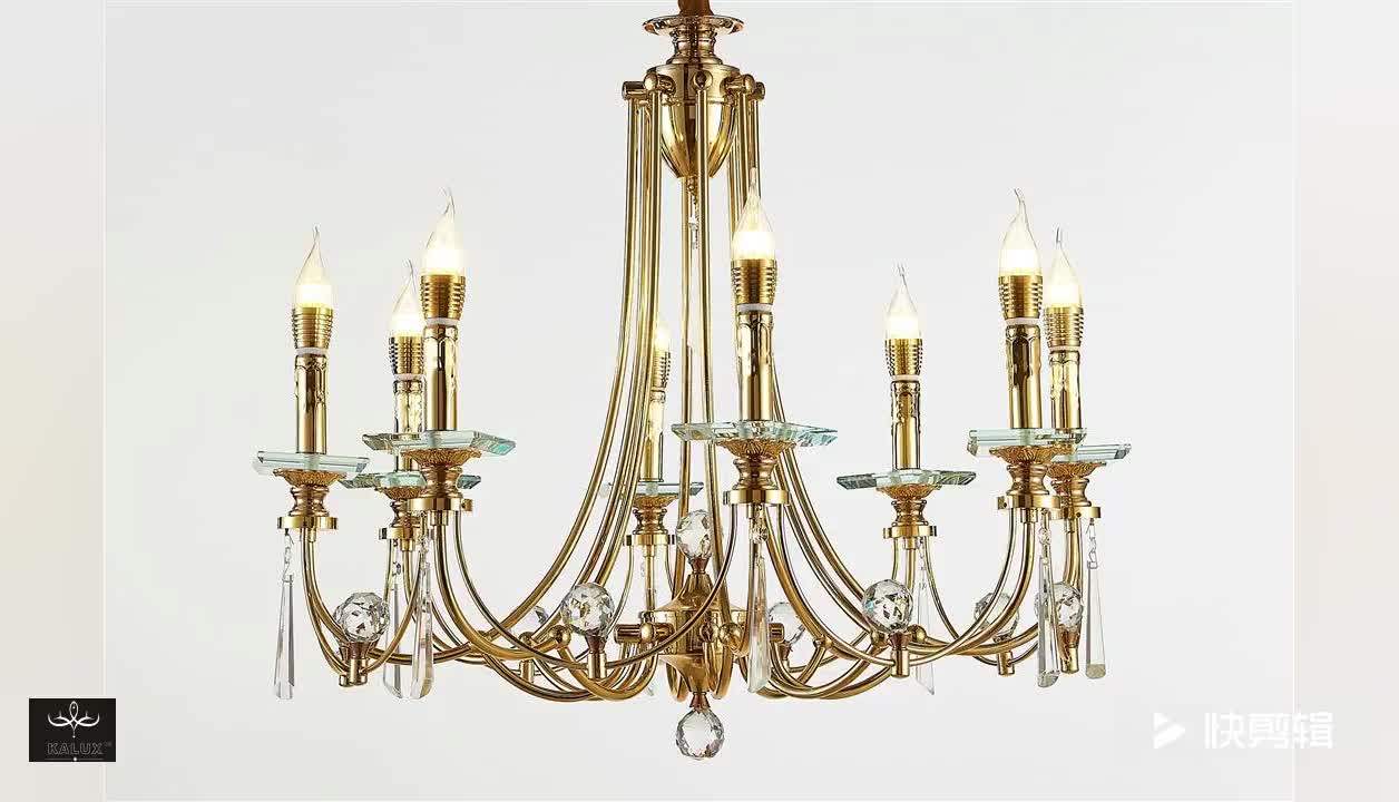 Candelabro De Cristal De Murano Italiano De Cristal Blanco,Mdg50828 De Bronce,Iluminación Y