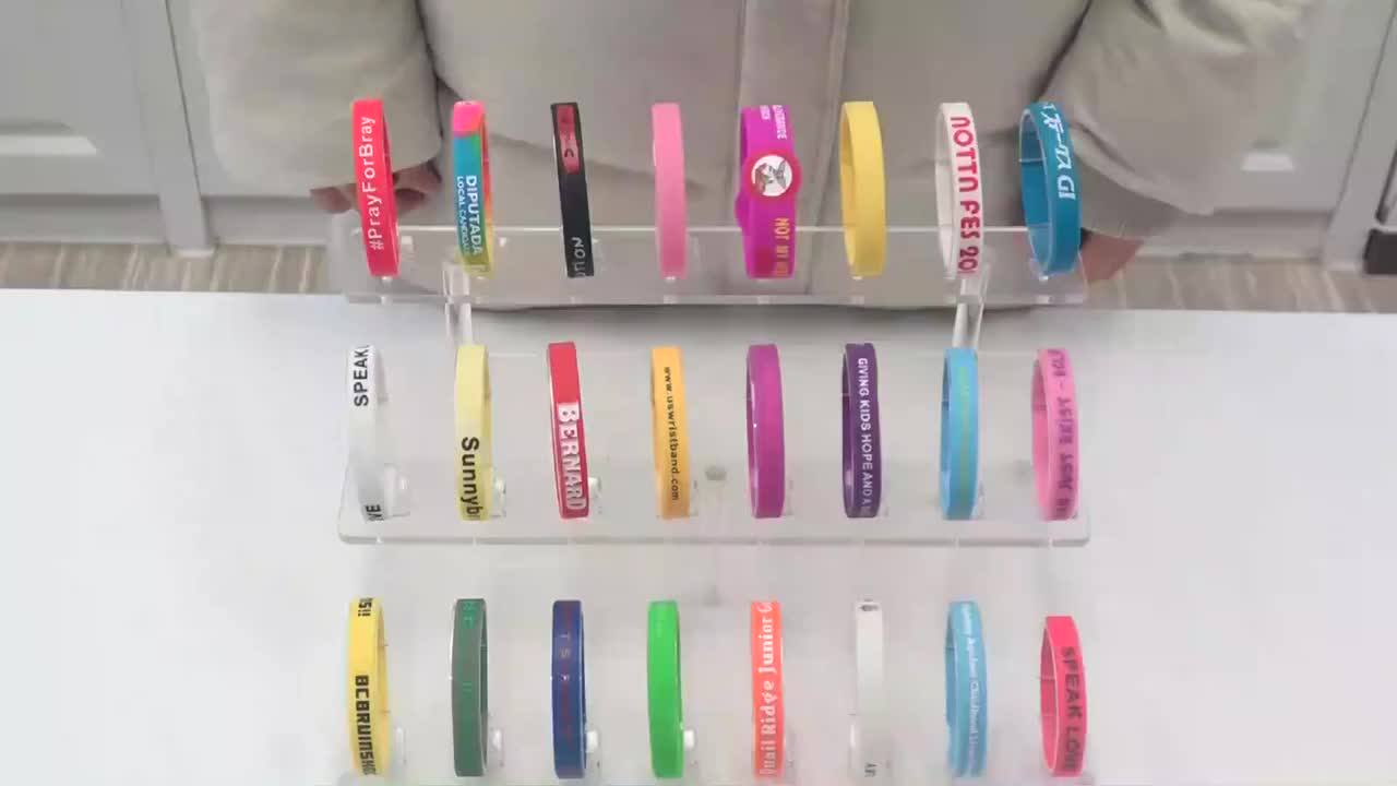 Desent Custom Silicone Wristband/wholesale Silicone Rubber Bracelet