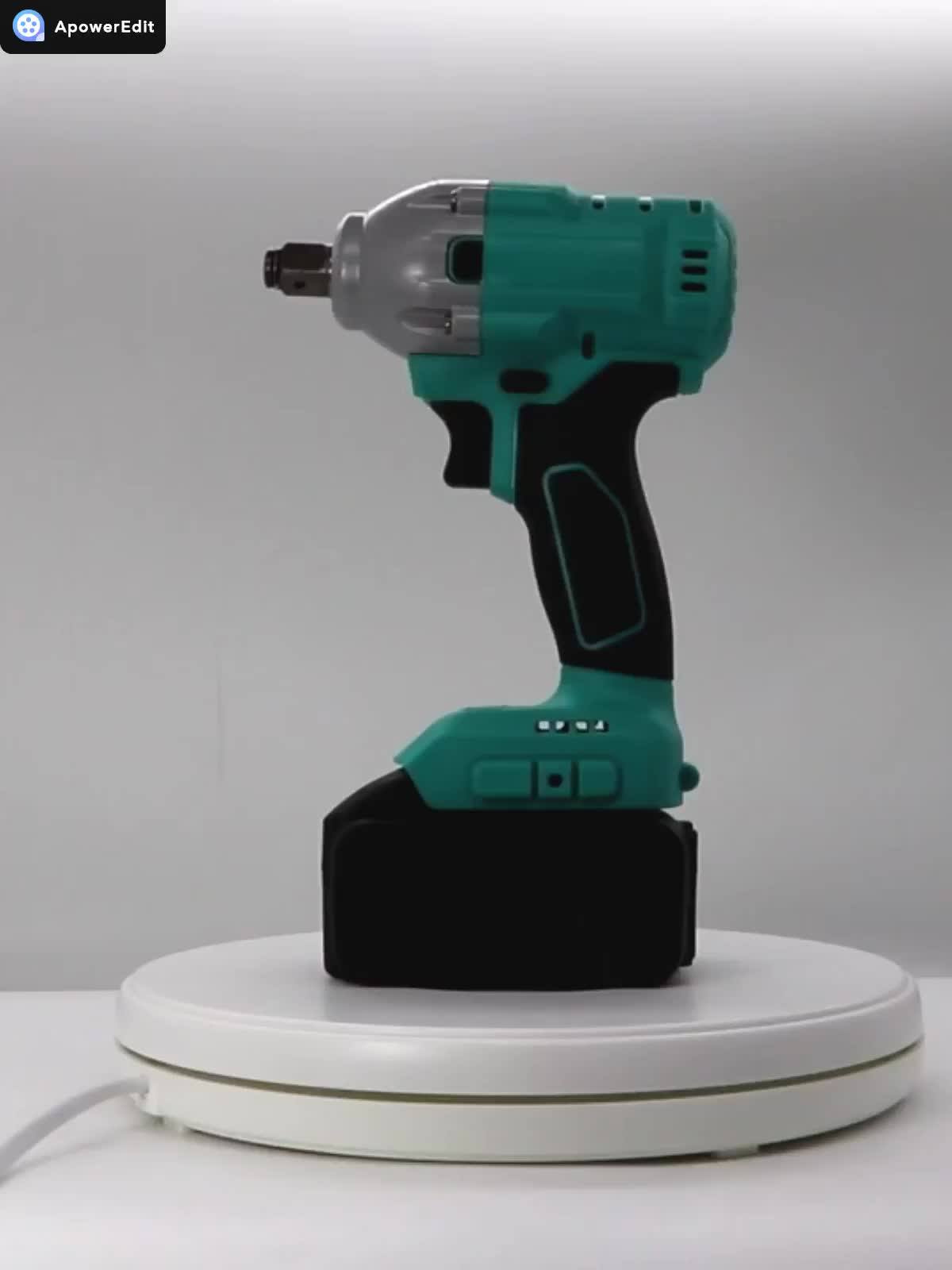 Dinli 18v Electric Cordless Impact Wrench Brushless Motor Power Tools