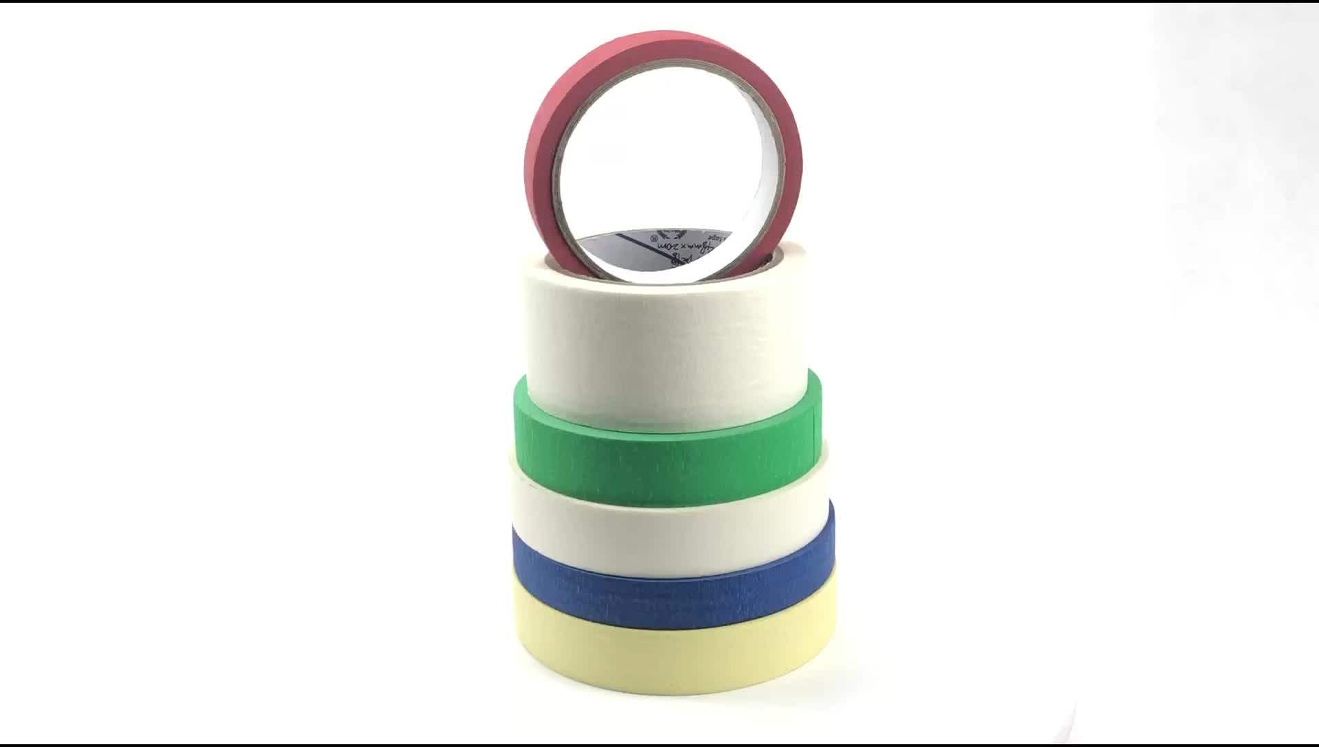Narrow Width Heatresistant Masking Tape Bande Adhesive Decorative