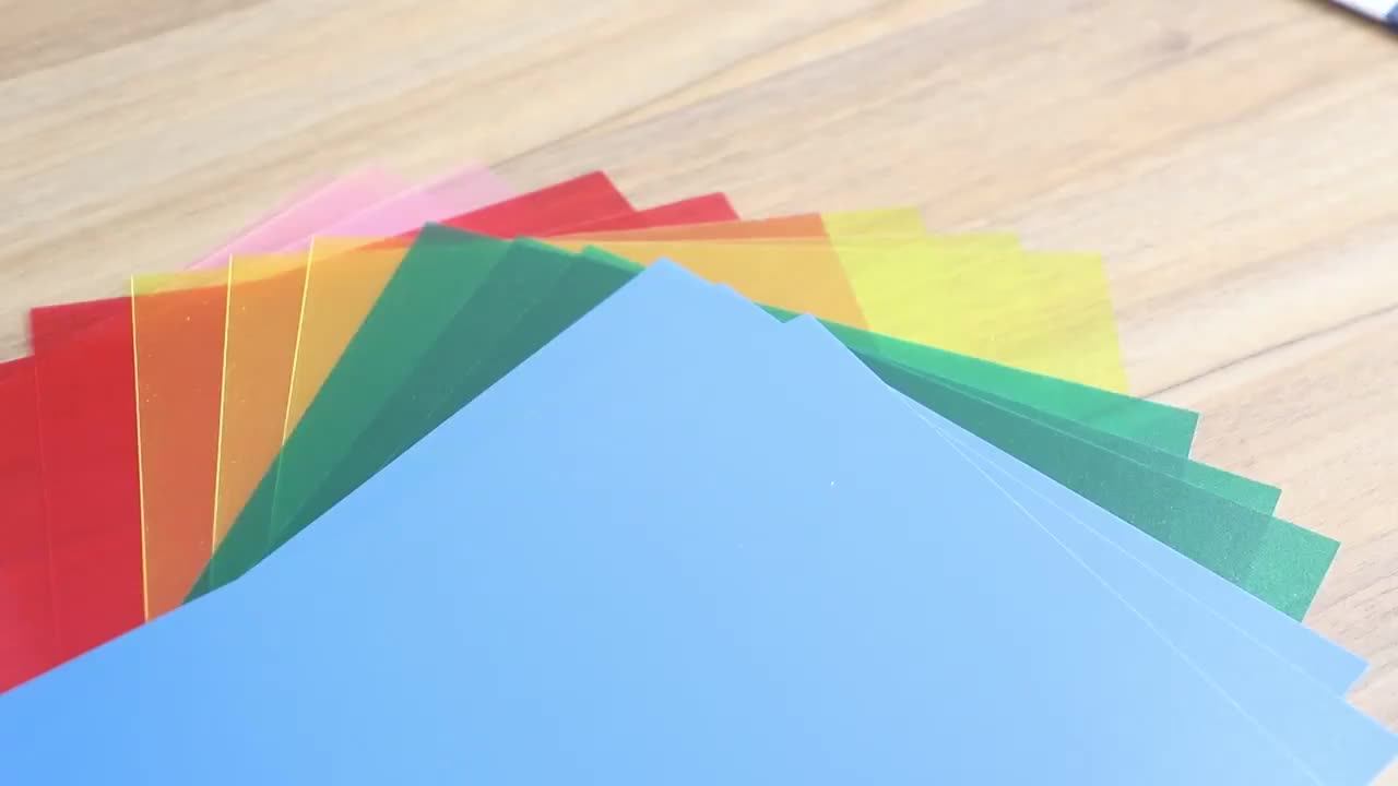 Clear Plastic Protective Book Cover A4 Size Pvc Sheet For Binding Cover