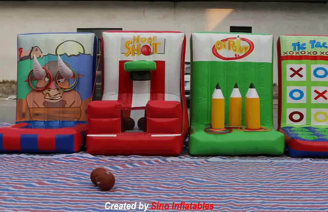 4in1 Blow Up Tic Tac Toe Inflatable Carnival Games On Sale For Children ...