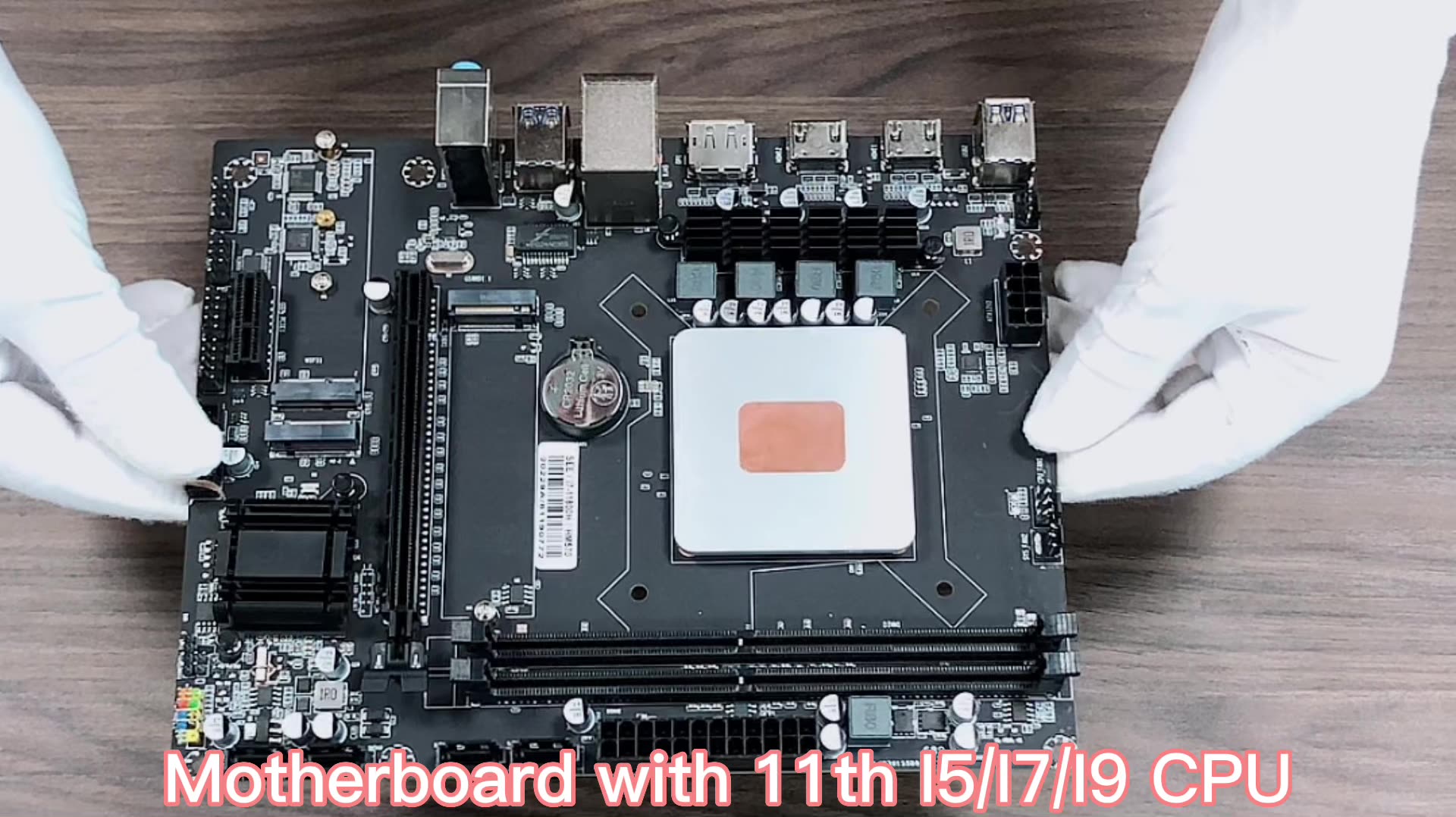 Hot Selling Hm570 Gaming Motherboard I711800h Cpu Dual Drr4 Integrated