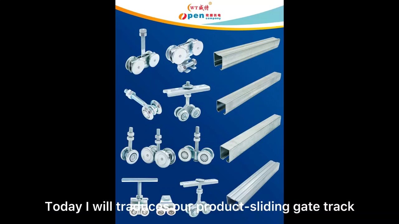 Sliding Gate Floor Wheel Track Slide Gate Track Rail And Wheel For Door