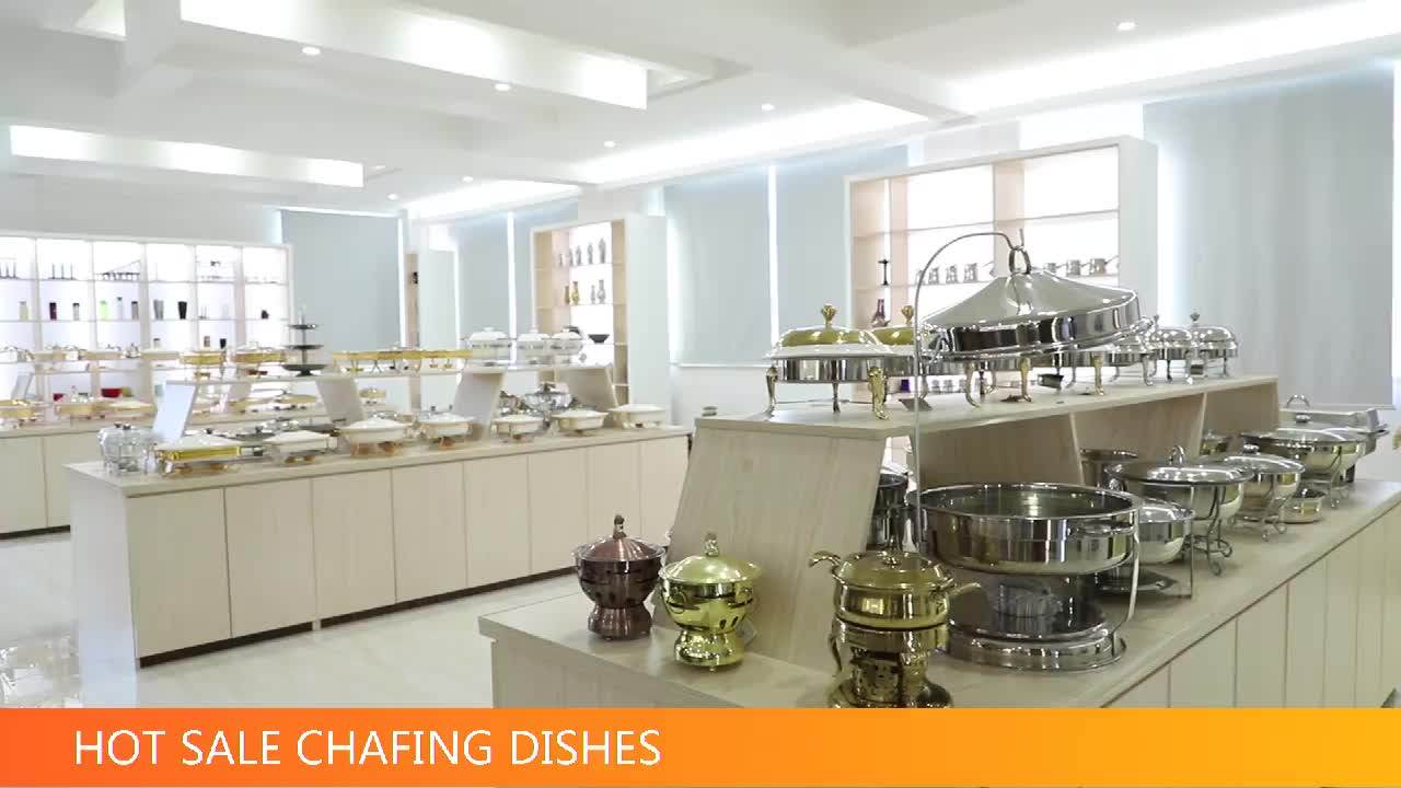 L4026 8.0l Used Catering Serving Dishes Chafing Dishes Luxury Cheffing