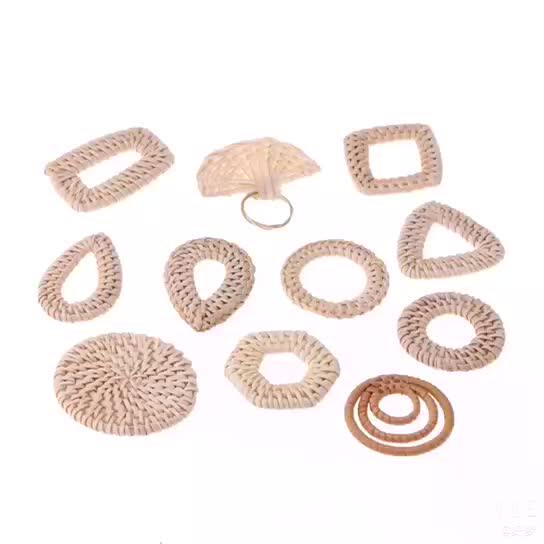 Diy Keychain Jewelry Accessories Finding Rattan Earring Findings