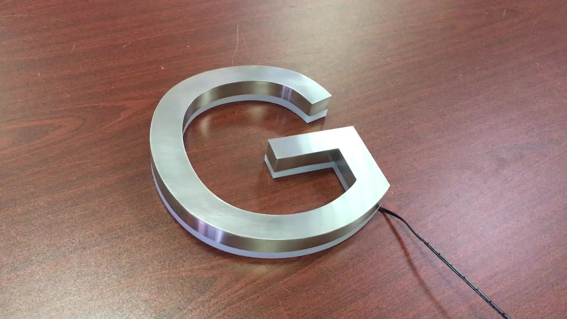 Neon Metal Stainless Steel Custom Acrylic Led Edge Lit Letter Sign,3d