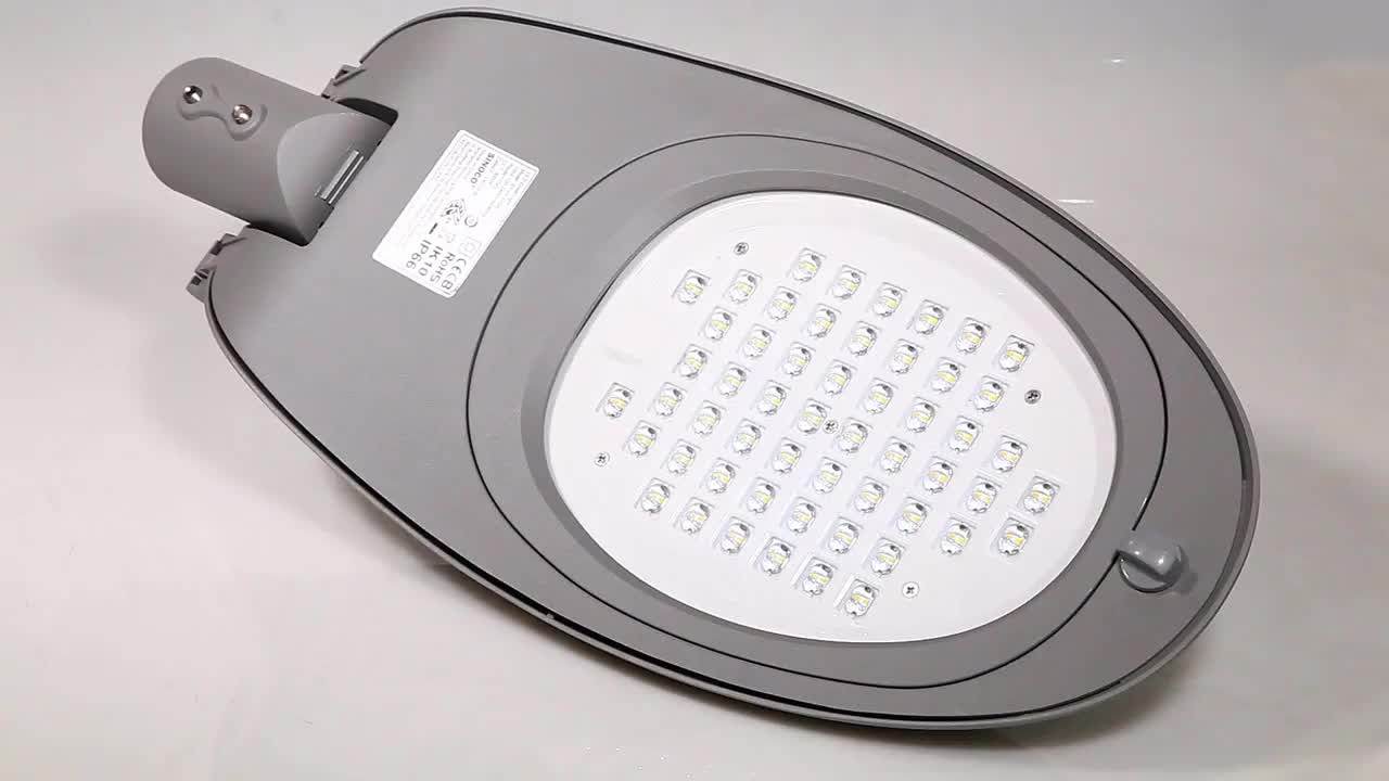 Led Street Light Luminaire With Nema Socket To Add Light Control Unit