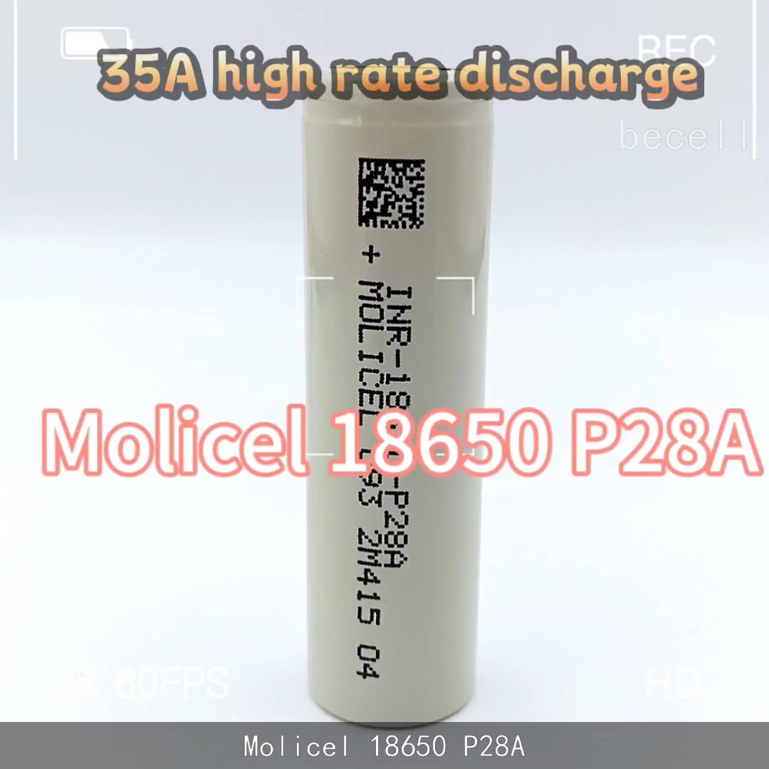 High Discharge 35a P28b 18650 2800mah 35a Batteries High Power Molicel