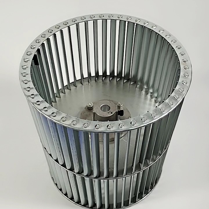 Air Conditioning Aluminum Air Curtain Cross Flow Indoor Fan Blade Coil