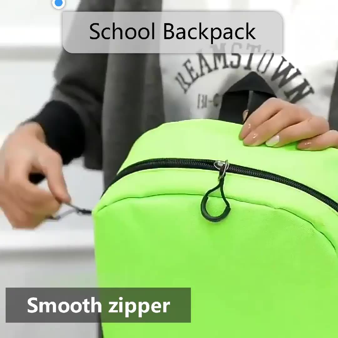 Manufacturer Custom Logo High Quality Oxford Teenager Laptop Backpack