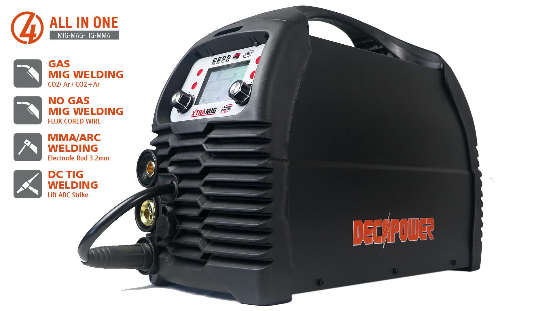 Factory New 3 In 1 Mma Tig Mag Mig Welder 200 Amp Igbt Aluminum Co2 No Gas Inverter Welding