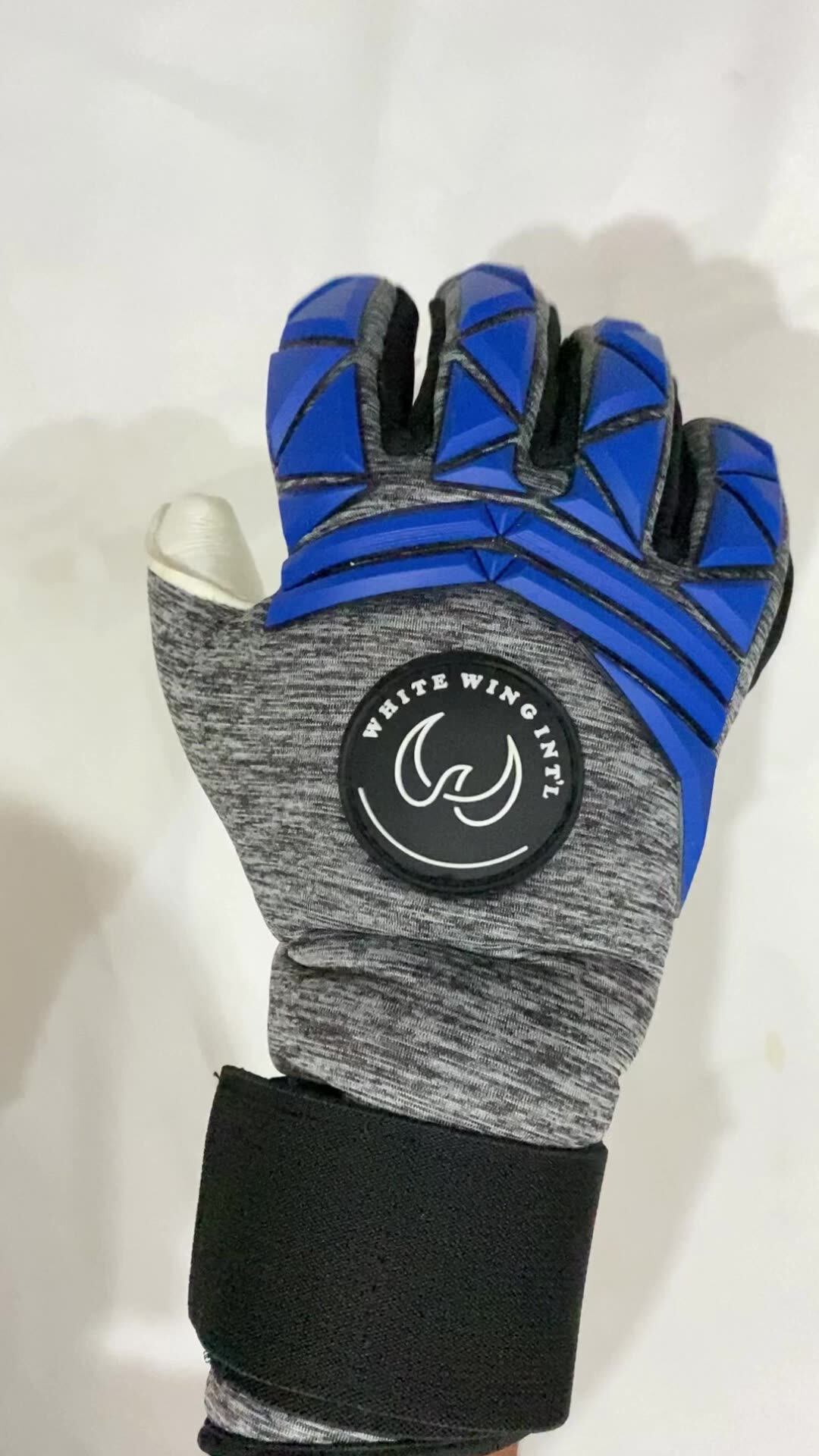 New German Latex Goalkeeper Gloves Palm Goal Keeper Gloves/4mm Latex