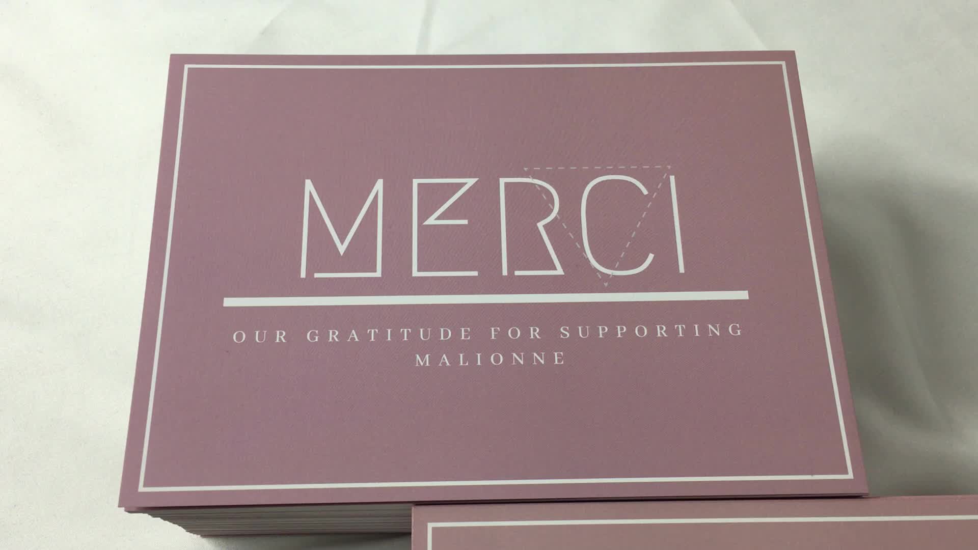 Custom Thank You Cards Printing For Business - Buy Thank You Cards For Business,Greetings Cards ...