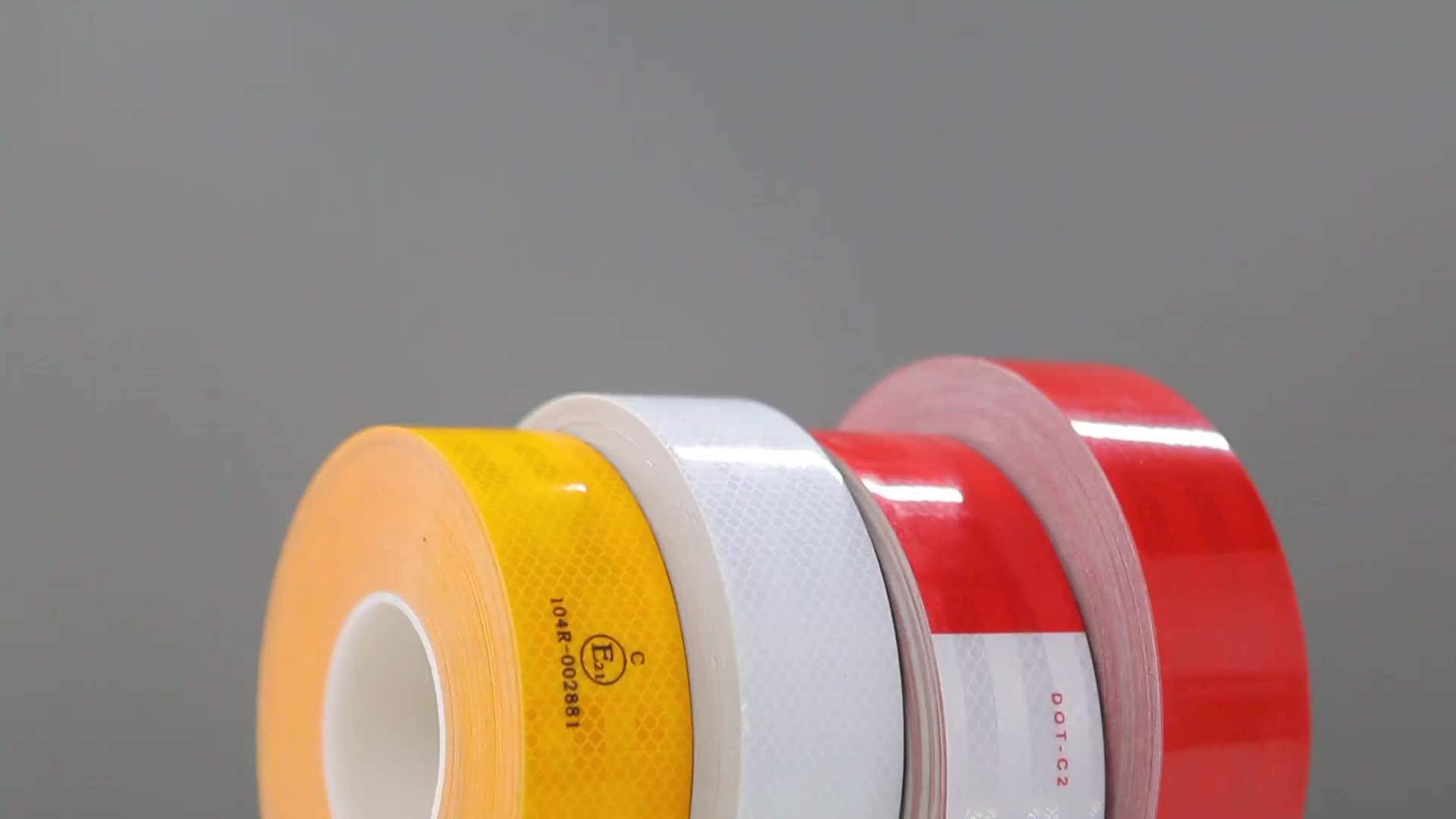 2"dotc2 Retro Reflector Strip 3m Hip Reflective Pvc Vehicle Marking