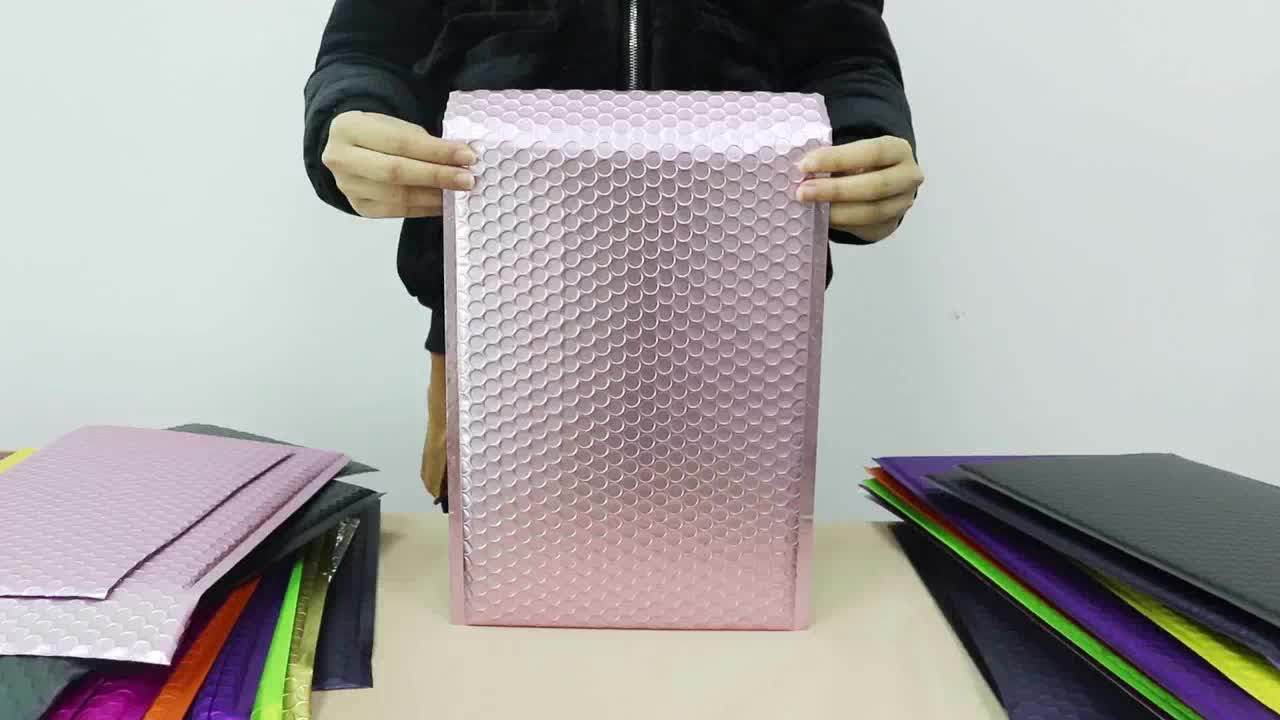 Shinning Package Cosmetic Packaging Metallic Foil Rose Gold Plastic