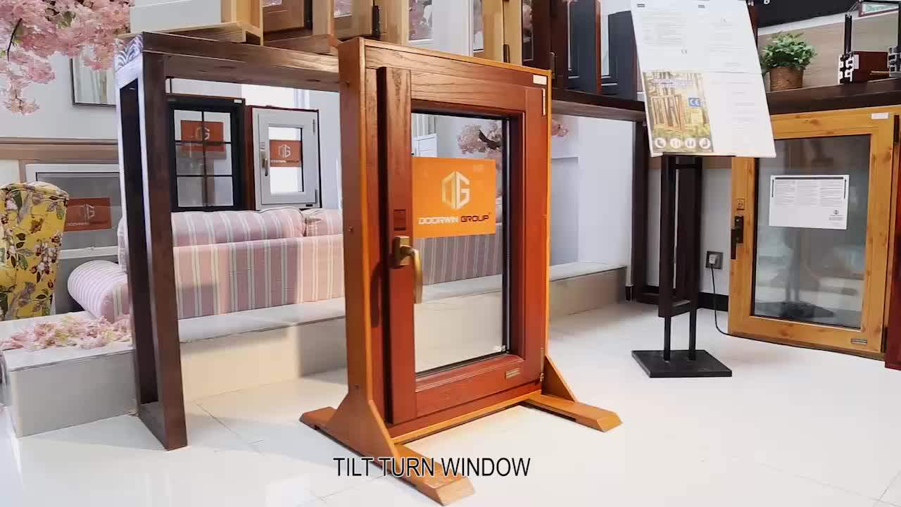 Doorwin elevar s&eacute;rie Alemanha Sistema de Janelas e Portas de Madeira Composto de Alum&iacute;nio