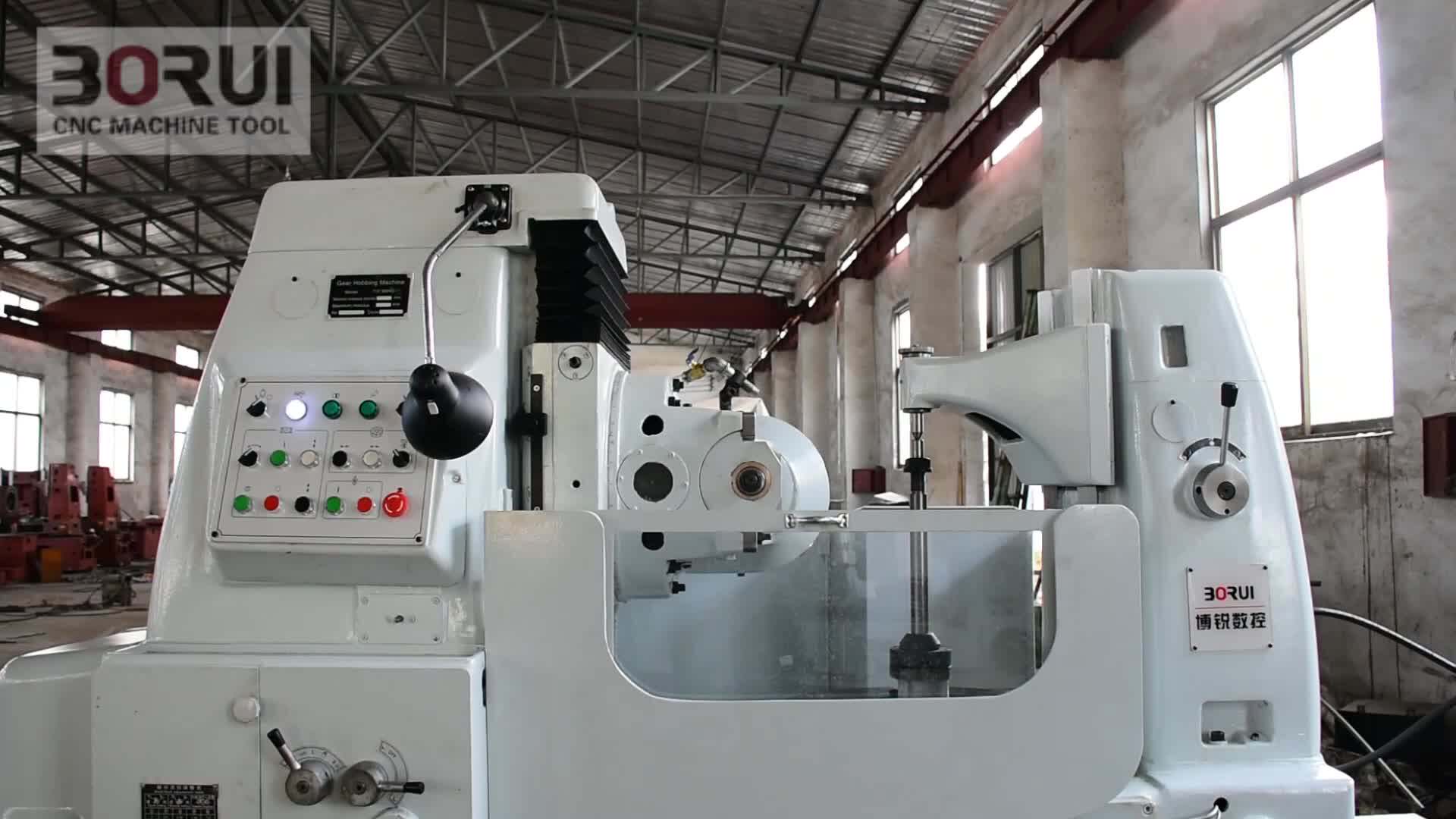 Y3180h Spurl Gear Cutting Vertical Gear Hobbing Machine For Worm Gear