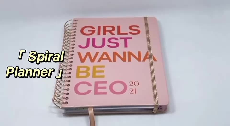 Wholesale Sublimation Simple Luxury Agenda Wedding Planner Books