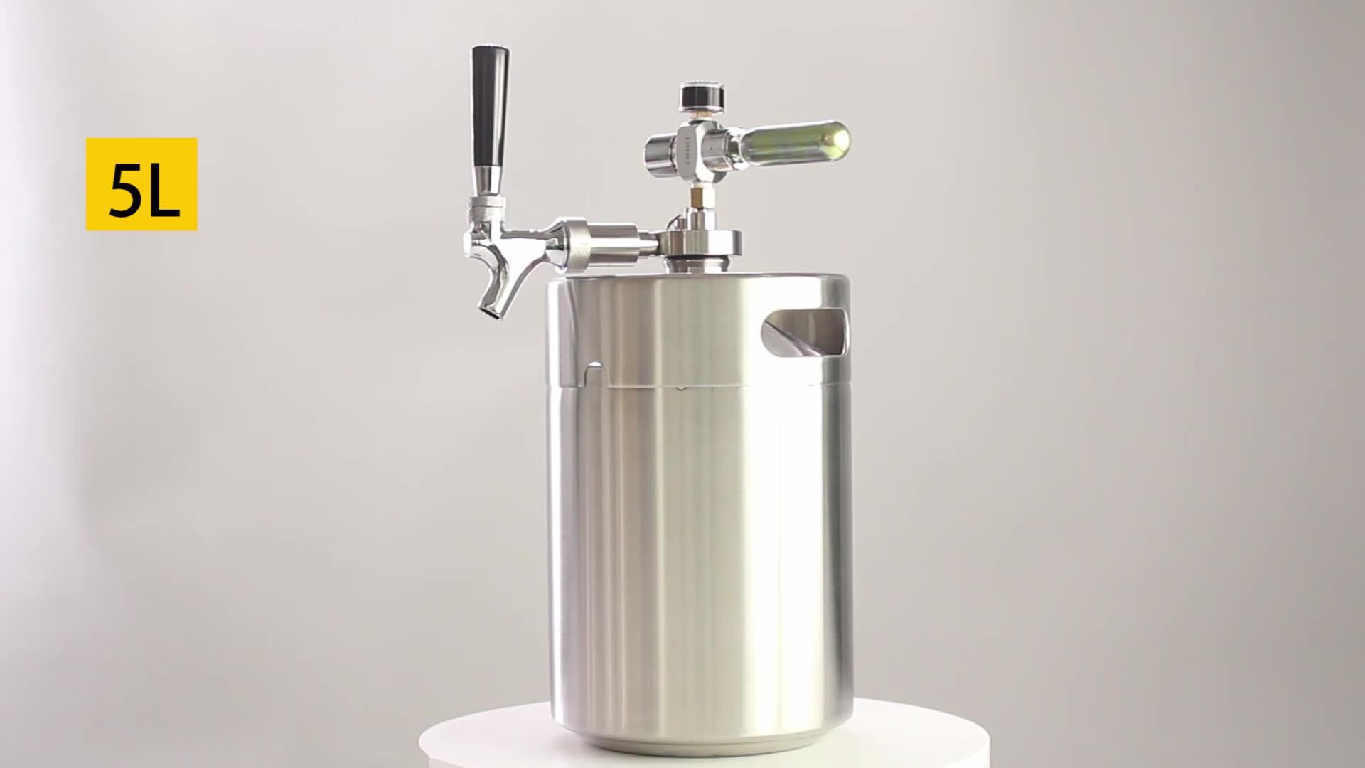 Durable Stable Pressure Mini Co2 Regulator With 030 Psi Gauge With 1