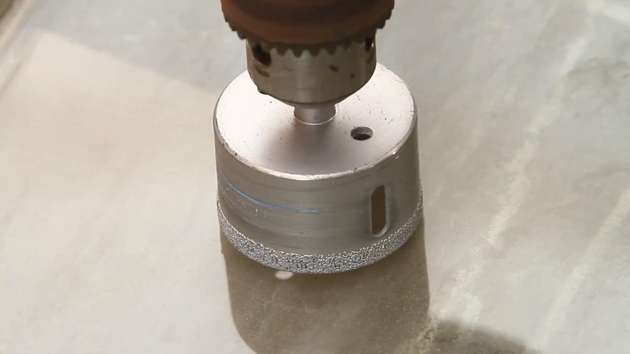 Ceramic Tile Marble Vacuum Brazed Drill Bit Low 20mm Price Hole Saw Wet Diamond Core Bits For