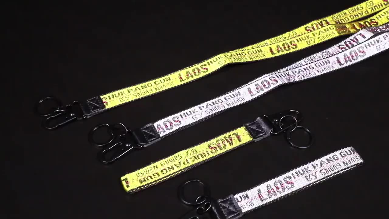 Metal Buckle Durable Short Leather Custom Wrist Strap Plain Lanyard