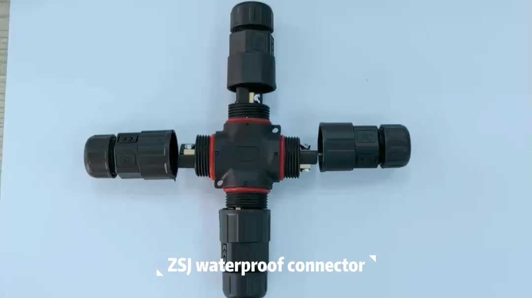 Screw L25 Waterproof Wire Connectors 2 Pin 3pin M10 M12