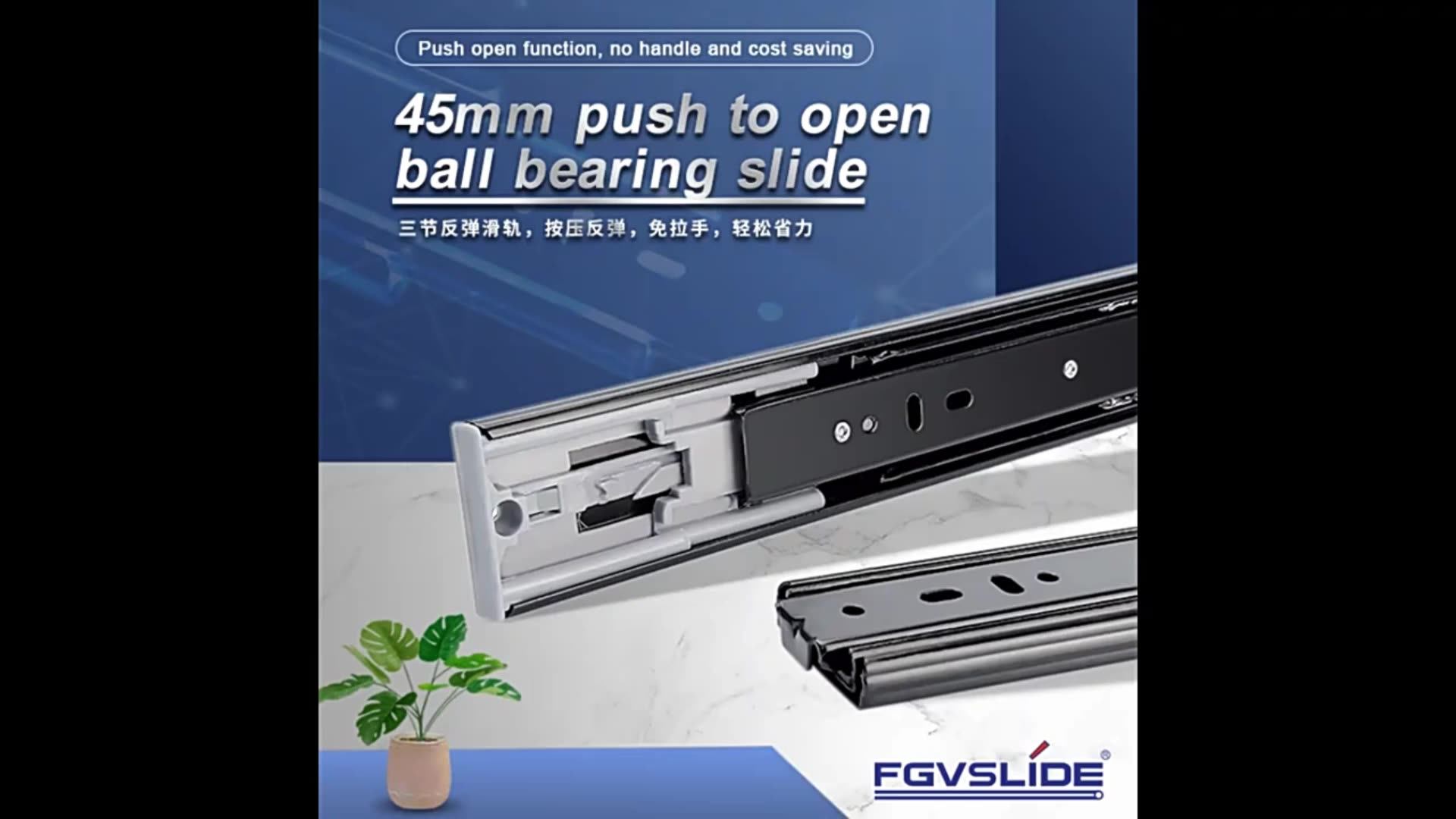 Furniture Kitchen Hardware Fittings 45mm Locking Heavy Duty