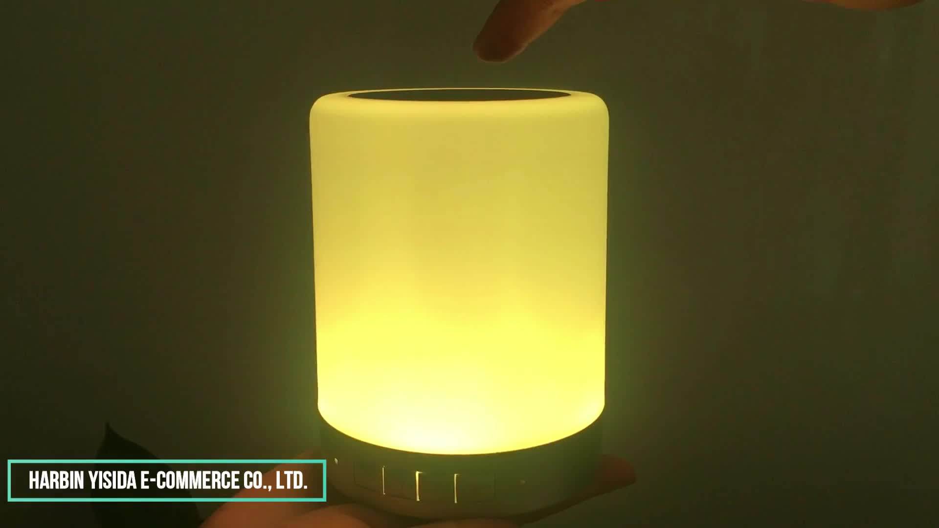 2019 Amazon Hot Selling Unique Smart 9 Color Blue Tooth Speaker