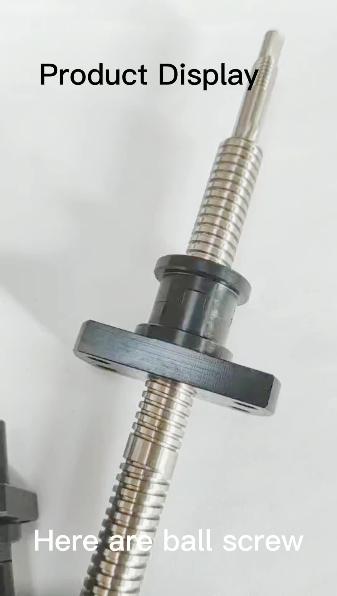 Rolled Ball Screw C7 With 1204 Flange Single Ball Nut Bk 500 600 700mm Bf10 End Machined Cnc