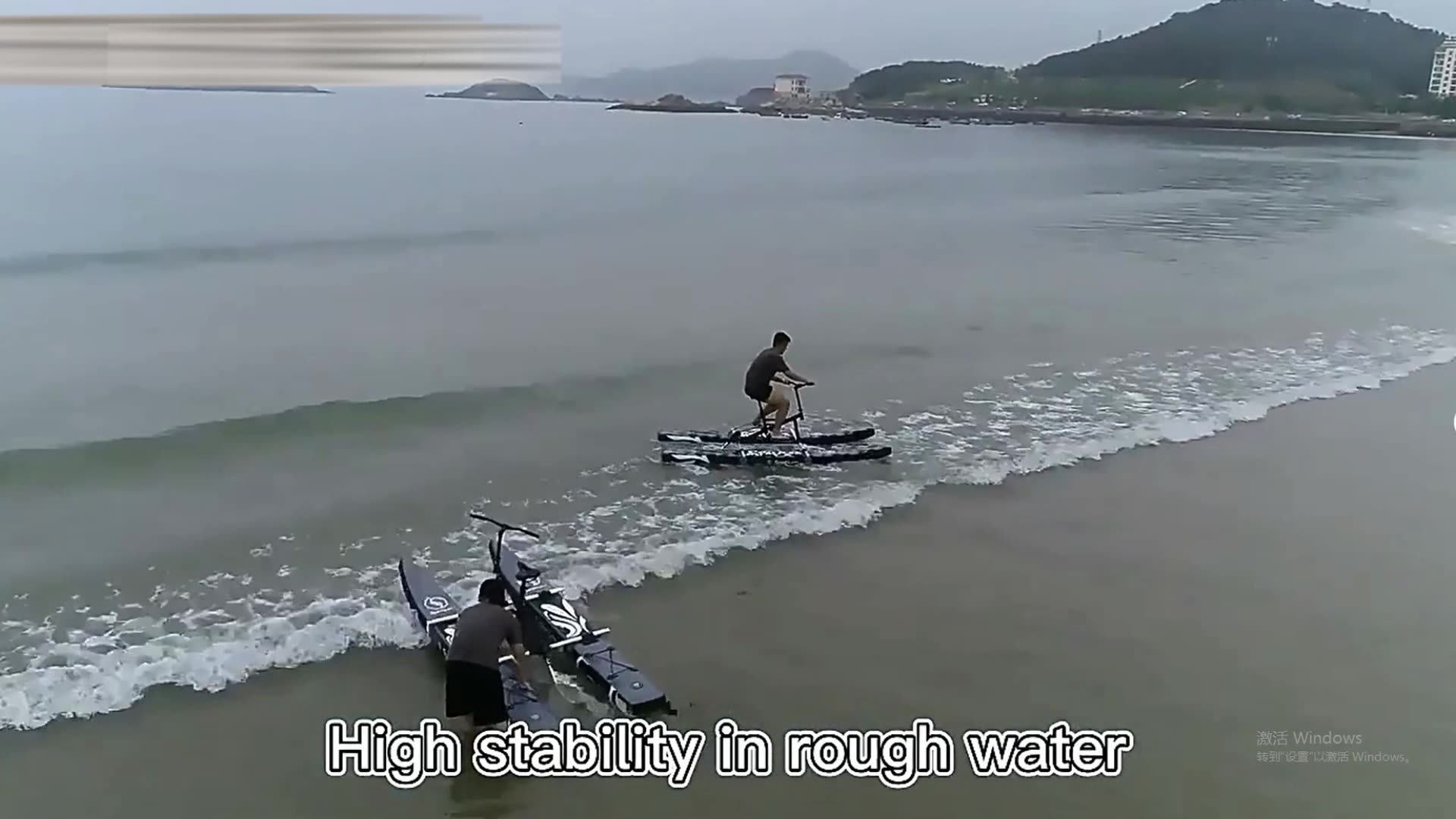 Funworldsport 2024 Inflatable Water River Sea Bike Swan Pedal Boat