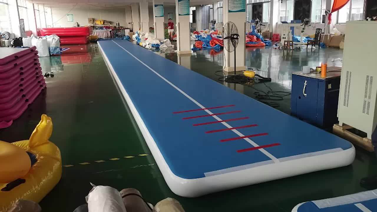 3m 5m 6m 8m 10m 12m 15m Inflatable Tumble Gymnastic Air Track For Yoga