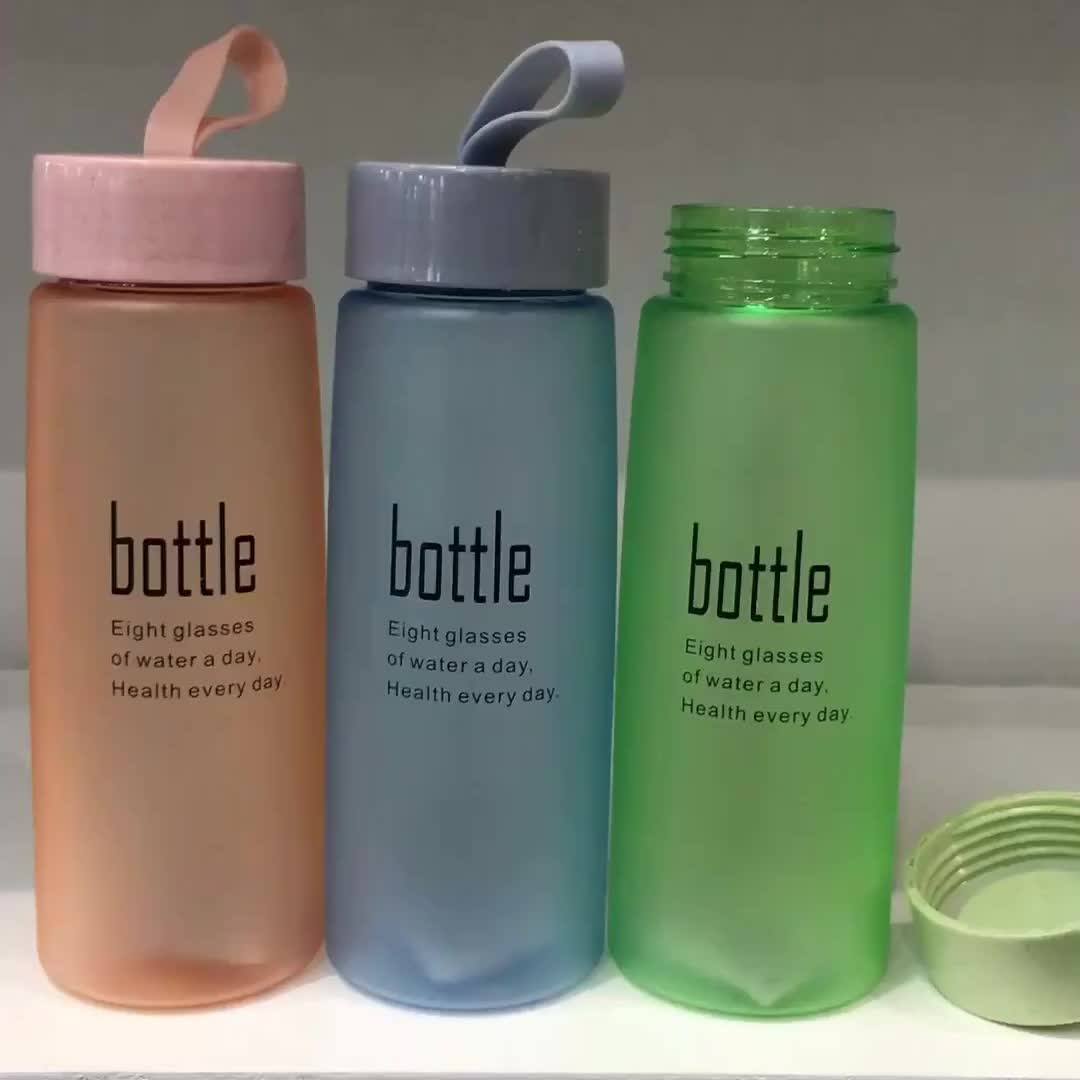 500ml Cheap Wholesale Water Bottle Frosted Drinking Plastic Water