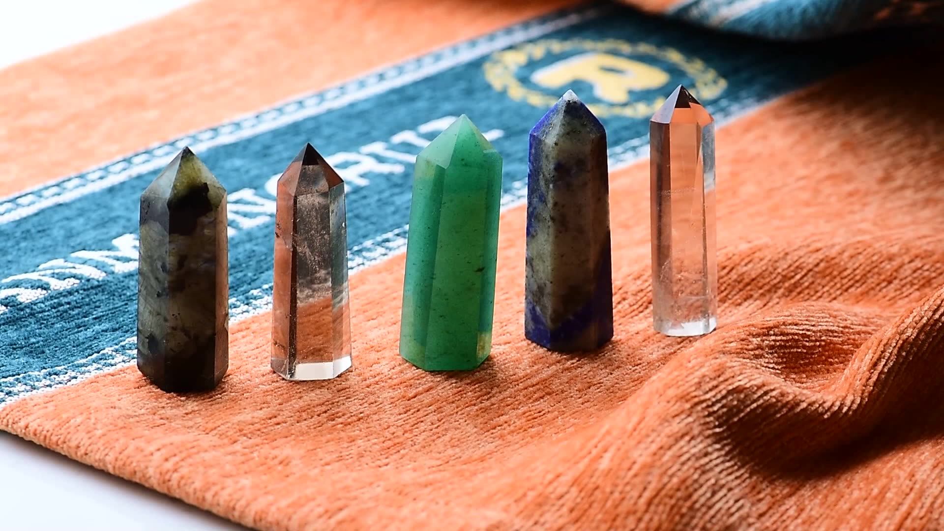 Wholesale Natural Crystal Wand Citrine Crystal Tower Healing Crystal Point Quartz Wand Buy